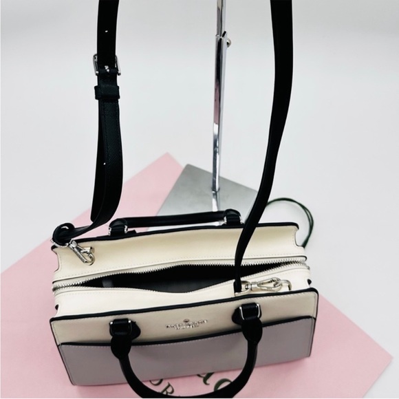 Kate Spade Madison Saffiano Leather Medium Satchel Bag& Large Slim Bifold
Wallet - Picture 12 of 15